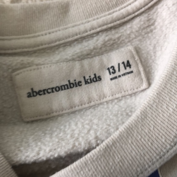 Cream and Blue Crewneck Sweater - Picture 3 of 3